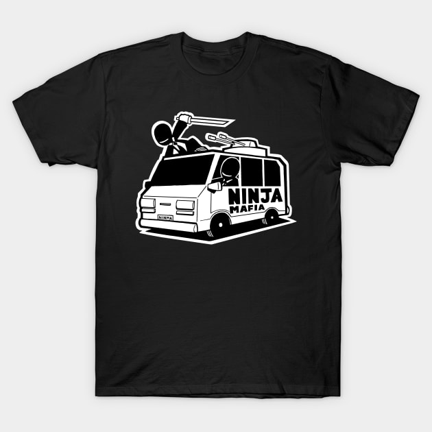 Ninja Mafia Van T-Shirt by samandfuzzy